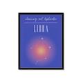 Picture of Libra Zodiac Print Art _GroupedProduct_Rectangle_Portrait_Framed_Matted_
