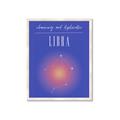 Picture of Libra Zodiac Print Art _GroupedProduct_Rectangle_Portrait_Framed_Matted_