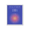 Picture of Libra Zodiac Print Art _GroupedProduct_Rectangle_Portrait_Framed_Matted_