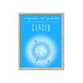 Picture of Cancer Zodiac Print Art _GroupedProduct_Rectangle_Portrait_Framed_Matted_