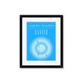 Picture of Cancer Zodiac Print Art _GroupedProduct_Rectangle_Portrait_Framed_Matted_