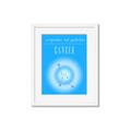 Picture of Cancer Zodiac Print Art _GroupedProduct_Rectangle_Portrait_Framed_Matted_