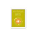 Picture of Gemini Zodiac Print Art _GroupedProduct_Rectangle_Portrait_Framed_Matted_