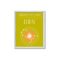 Picture of Gemini Zodiac Print Art _GroupedProduct_Rectangle_Portrait_Framed_Matted_