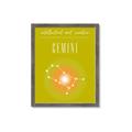 Picture of Gemini Zodiac Print Art _GroupedProduct_Rectangle_Portrait_Framed_Matted_