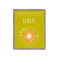 Picture of Gemini Zodiac Print Art _GroupedProduct_Rectangle_Portrait_Framed_Matted_