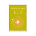 Picture of Gemini Zodiac Print Art _GroupedProduct_Rectangle_Portrait_Framed_Matted_