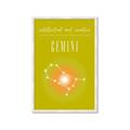 Picture of Gemini Zodiac Print Art _GroupedProduct_Rectangle_Portrait_Framed_Matted_