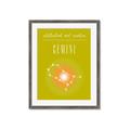 Picture of Gemini Zodiac Print Art _GroupedProduct_Rectangle_Portrait_Framed_Matted_