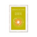 Picture of Gemini Zodiac Print Art _GroupedProduct_Rectangle_Portrait_Framed_Matted_