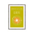 Picture of Gemini Zodiac Print Art _GroupedProduct_Rectangle_Portrait_Framed_Matted_