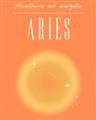 Picture of Aries Zodiac Print Art _GroupedProduct_Rectangle_Portrait_Unframed_Print_Only_