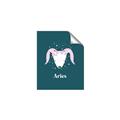 Picture of Kids Aries Zodiac _GroupedProduct_Rectangle_Portrait_Unframed_Print_Only_