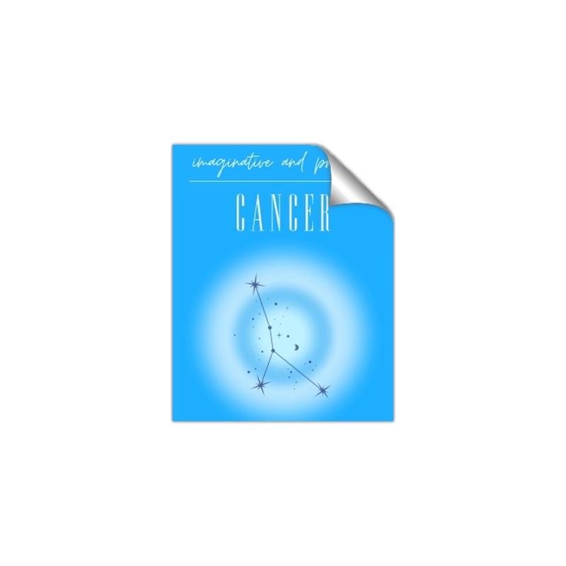 Picture of Cancer Zodiac Print Art _GroupedProduct_Rectangle_Portrait_Unframed_Print_Only_