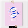 Picture of Kids Pisces Zodiac _GroupedProduct_Rectangle_Portrait_Canvas_