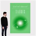 Picture of Taurus Zodiac Print Art _GroupedProduct_Rectangle_Portrait_Canvas_