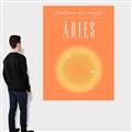 Picture of Aries Zodiac Print Art _GroupedProduct_Rectangle_Portrait_Canvas_