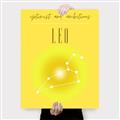Picture of Leo Zodiac Print Art _GroupedProduct_Rectangle_Portrait_Canvas_