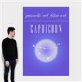 Picture of Capricorn Zodiac Print Art _GroupedProduct_Rectangle_Portrait_Canvas_