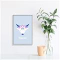 Picture of Kids Taurus Zodiac _GroupedProduct_Rectangle_Portrait_Canvas_Framed_