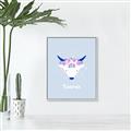 Picture of Kids Taurus Zodiac _GroupedProduct_Rectangle_Portrait_Canvas_Framed_