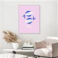 Picture of Kids Pisces Zodiac _GroupedProduct_Rectangle_Portrait_Canvas_Framed_