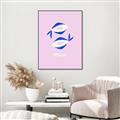 Picture of Kids Pisces Zodiac _GroupedProduct_Rectangle_Portrait_Canvas_Framed_