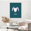 Picture of Kids Aries Zodiac _GroupedProduct_Rectangle_Portrait_Canvas_Framed_