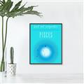 Picture of Pisces Zodiac Print Art _GroupedProduct_Rectangle_Portrait_Canvas_Framed_