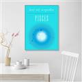 Picture of Pisces Zodiac Print Art _GroupedProduct_Rectangle_Portrait_Canvas_Framed_
