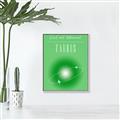 Picture of Taurus Zodiac Print Art _GroupedProduct_Rectangle_Portrait_Canvas_Framed_