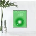 Picture of Taurus Zodiac Print Art _GroupedProduct_Rectangle_Portrait_Canvas_Framed_