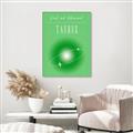 Picture of Taurus Zodiac Print Art _GroupedProduct_Rectangle_Portrait_Canvas_Framed_