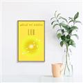 Picture of Leo Zodiac Print Art _GroupedProduct_Rectangle_Portrait_Canvas_Framed_