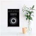 Picture of Scorpio Zodiac Print Art _GroupedProduct_Rectangle_Portrait_Canvas_Framed_