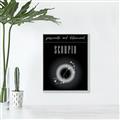 Picture of Scorpio Zodiac Print Art _GroupedProduct_Rectangle_Portrait_Canvas_Framed_