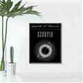 Picture of Scorpio Zodiac Print Art _GroupedProduct_Rectangle_Portrait_Canvas_Framed_