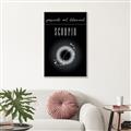 Picture of Scorpio Zodiac Print Art _GroupedProduct_Rectangle_Portrait_Canvas_Framed_