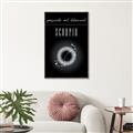 Picture of Scorpio Zodiac Print Art _GroupedProduct_Rectangle_Portrait_Canvas_Framed_