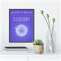 Picture of Capricorn Zodiac Print Art _GroupedProduct_Rectangle_Portrait_Canvas_Framed_