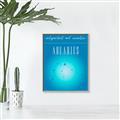 Picture of Aquarius Zodiac Print Art _GroupedProduct_Rectangle_Portrait_Canvas_Framed_