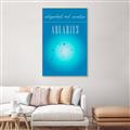 Picture of Aquarius Zodiac Print Art _GroupedProduct_Rectangle_Portrait_Canvas_Framed_
