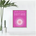 Picture of Sagittarius Zodiac Print Art _GroupedProduct_Rectangle_Portrait_Canvas_Framed_