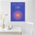 Picture of Libra Zodiac Print Art _GroupedProduct_Rectangle_Portrait_Canvas_Framed_