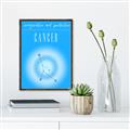 Picture of Cancer Zodiac Print Art _GroupedProduct_Rectangle_Portrait_Canvas_Framed_