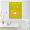 Picture of Gemini Zodiac Print Art _GroupedProduct_Rectangle_Portrait_Canvas_Framed_