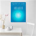 Picture of Aquarius Zodiac Print Art _GroupedProduct_Rectangle_Portrait_Unframed_Print_Only_