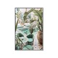 Picture of Green Hotel Oasis _GroupedProduct_Rectangle_Portrait_Photography _GroupedProduct_Rectangle_Portrait_Canvas_Framed_