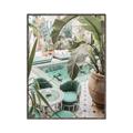 Picture of Green Hotel Oasis _GroupedProduct_Rectangle_Portrait_Photography _GroupedProduct_Rectangle_Portrait_Canvas_Framed_