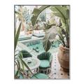 Picture of Green Hotel Oasis _GroupedProduct_Rectangle_Portrait_Photography _GroupedProduct_Rectangle_Portrait_Canvas_Framed_